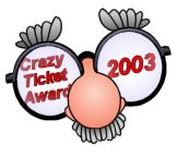 crazy parking ticket award 2003
